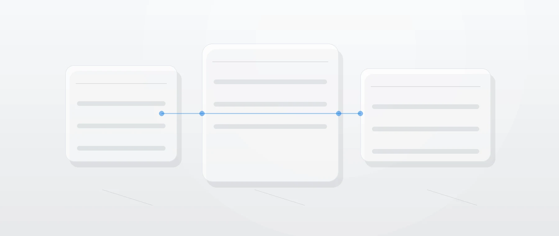 Abstraktes Decision-Room-Visual für KI-, Cloud- und Governance-Entscheidungen